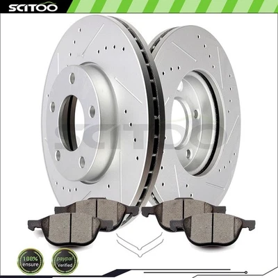 Front Brake Rotors Pad For BMW 318i 318is 320i 323Ci 323i 323is 325is 328i Foto 1 de 4