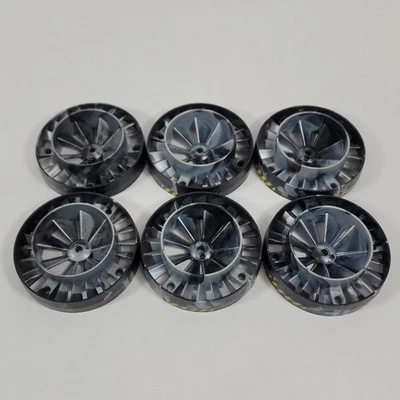 6X LEGO Negro Mármol Motor Grande Turbina Pegatinas Exo-Force Piezas Lote 53983 Foto 1 de 4