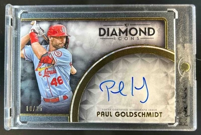 2023 Topps Diamond Icons Paul Goldschmidt Auto #10/25 #DIA-PG Cardinals - Image 1 of 2