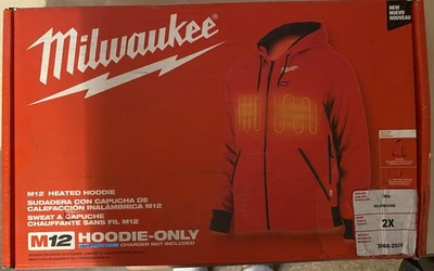 Толстовка с капюшоном с подогревом Milwaukee 306R-202X Milwaukee Tool M12, 2XL, НОВАЯ В КОРОБКЕ - Изображение 1 из 4