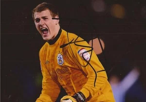 HUDDERSFIELD: ALEX SMITHIES SIGNED 6x4 ACTION PHOTO+COA - Picture 1 of 1