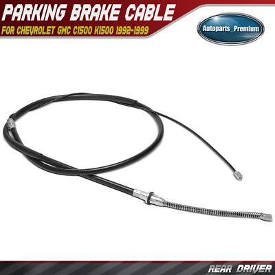 Cable de freno de estacionamiento del conductor trasero para camioneta Chevrolet GMC C1500 K1500 1992-1999 Foto 1 de 4