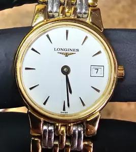 Reloj de cuarzo Longines Le Grand Classique L5 132 2 para mujer dos tonos usado - Imagen 1 de 12
