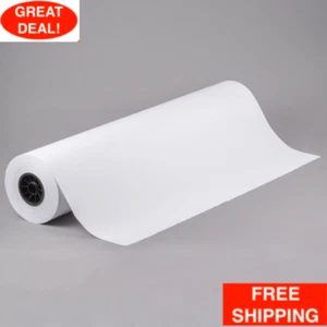 36'' x 700' 40# White Butcher Paper Rolls Disposable Food Packing Bleached Solid - Picture 1 of 12
