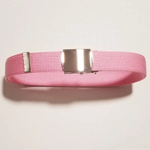 NEW Canvas Military Belt Webbed Style Metal Buckle Tactical Waistband 6 Colors - Picture 1 of 10