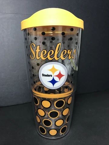 Tervis Tumbler NFL Pittsburg Steelers Football Team 24 oz Insulated Drinking Cup Cover