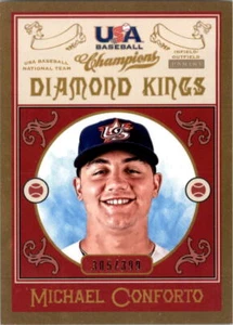 2013 USA Baseball Champions Diamond Kings #8 Michael Conforto /399 - NM-MT - Picture 1 of 2