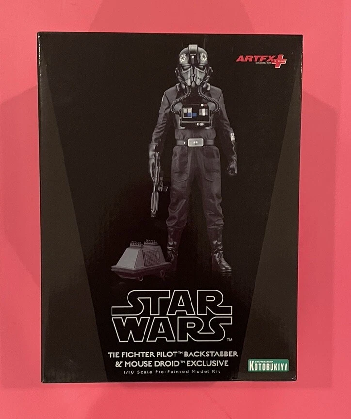 Star Wars Tie Fighter Pilot Backstabber & Mouse Droid Kotobukiya Amazon Nuevo Foto 1 de 1