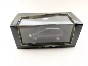Rara - Limited - Minichamps 166101 - Toyota Corolla (Nera) - IMBALLO ORIGINALE - 1:43 - Foto 1 di 7