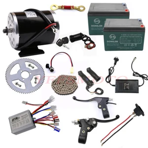 Kit completo con motor cepillado de 24 V 500 W CC para carro de golf Go Kart E-Scooter triciclo bicicleta - Imagen 1 de 39