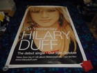 HILARY DUFF- ORIGINAL SS ROLLED BRITISH PROMO POSTER - SO YESTERDAY - 2003