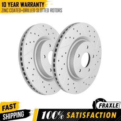 Front Brake Rotors for Infiniti JX35 QX60 Nissan Pathfinder Murano 2015 - 2024 - Image 1 of 4