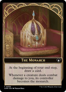 The Monarch // Elemental (0037) Double-Sided Token [Commander Masters Tokens] - 