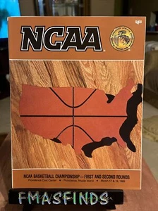 Y1 1989 NCAA BASKETBALL CHAMPIONSHIP Programm PROVIDENCE RI - Bild 1 von 1