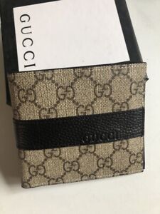   Gucci double fold men's wallet