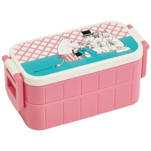 Moomin Colorful Skater Bento Lunch Box (20,29 oz) 600 ml Tove Jansson Giappone nuovo - Foto 1 di 24