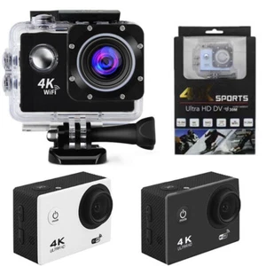 Caméra D'action 4K 16Mp Wifi Hd Sport Plongée Étanche Dv Vidéo Go Car Cam ~ - Photo 1/12