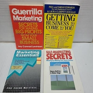 Lot Of 4 Business Marketing Books (From Library Of A Massage Therapist) - Picture 1 of 23
