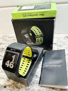 Mens Nike + Powered by TomTom Sportwatch GPS Black X Digital Watch WM0069 - Picture 1 of 3