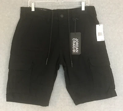 Nuevo con etiquetas Pantalones Cortos Jordan Craig Cargo Para Hombres Talla 30 Negros Hip Hop Ropa de Calle Precio de venta sugerido por el fabricante 58,00 USD Foto 1 de 4