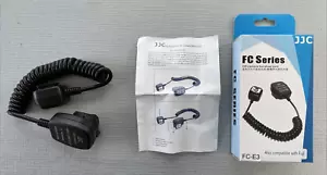 JJC FC-E3 TTL Off-Camera Flash Hot Shoe Sync Cord For Canon (In Original Box) - Picture 1 of 5