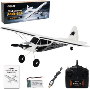 FMS EASY RC 540mm 4CH PA-18 SUPER CUB Remote Control 2.4GHZ Beginner Air Plane - Picture 1 of 4