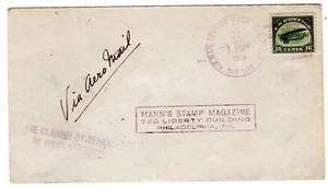 C2 First Day Use 1st Flight 1918 New York - Philadelphia  Mann's Stamp Magazine  - Picture 1 of 2