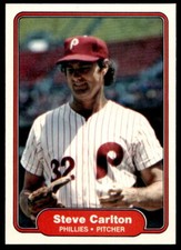 1982 Fleer 243 Steve Carlton   Philadelphia Phillies  Baseball Card