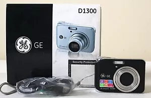 GE D1300 DIGITAL 10.1 MEGAPIXEL BLACK CAMERA + BOX + INST + . GOOD WORKING COND - Picture 1 of 4
