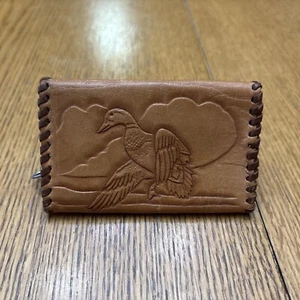 Leather Key Holder Vintage Western Key Wallet - Picture 1 of 3