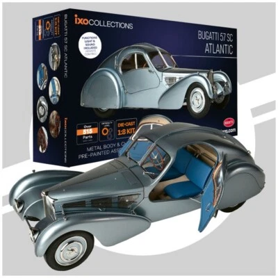 IXO Collections Full Kit Bugatti SC57 Atlantic 1:8 Scale Model Kit IXC.BGA.FK - Image 1 of 4