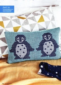 ~ Pull-Out Knitting Pattern For Cute Penguin Motif Nightdress/Pyjama Case ~ - Picture 1 of 2