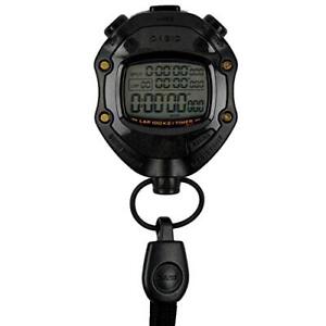 CASIO stopwatch 2 memory 5 ATM waterproof black HS-80TW-1JH
