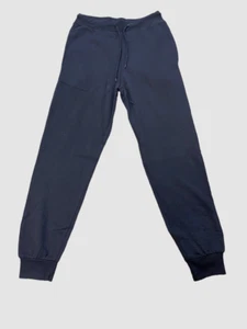 Galaxy by Harvic Men's Navy Blue Drawstring Fleece Jogger Sweatpants, Size S - Picture 1 of 3