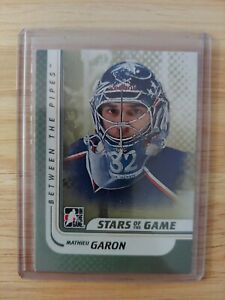 2010-11 ITG Between the Pipes STARS OF THE GAME Mathieu Garon Blue Jackets #123