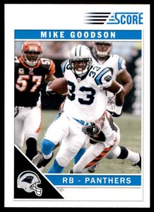 2011 Score Football Card Mike Goodson #46 2134