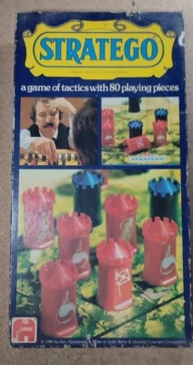 Stratego Vintage Strategy Board Game - Very Rare Jumbo/Hausemann Version 1980 - Image 1 of 3