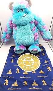 SULLY • Build-a-Bear Disney Monsters Inc. Plush Stuffed Pixar Blue 18inch In Bag - Picture 1 of 10
