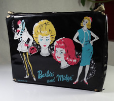 Vintage 1964 Barbie And Midge Lunch Box Black USA