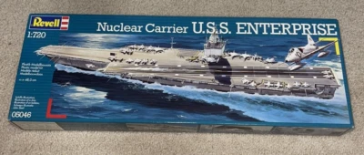 Revell Nuclear Carrier USS Enterprise 1:720 Scale Model Kit 05046 New Sealed - Image 1 of 4
