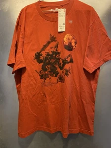 Uniqlo UT Legend Of Zelda Tears Of The Kingdom Graphic T Shirt XL Game Orange - Bild 1 von 3