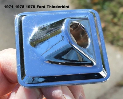 OEM 1977 1978 1979 FORD Thunderbird / Ranchero Drivers Left  Mirror Adjust Bezel - Image 1 of 4