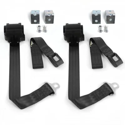 Ford Fairlane 1968 - 1969 Standard 2pt BK Seat Kit w/Brackets-2 Belts  - Image 1 of 4