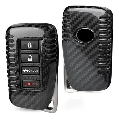 Remote Key Case Fob Shell Cover For LEXUS 2014 2015 2016 2017 Carbon Fiber - Image 1 of 4