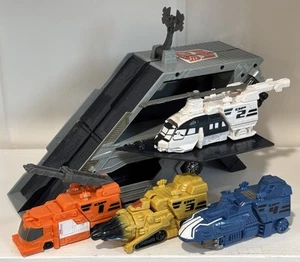2004 Transformers Energon Leader Powerlinx 4 Vehicles & Trailer NO OPTIMUS PRIME - Picture 1 of 17