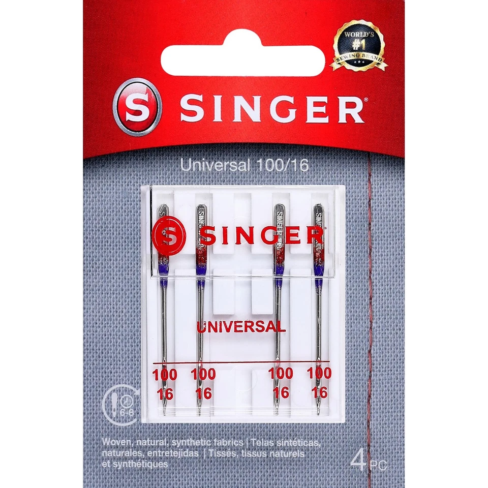 SINGER 04741 Regular Point Needles Size 100/16 5 Count