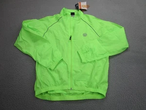 Canari Solar Flare Windshell Jacket Mens Medium Cycling Windbreaker Reflective - Picture 1 of 13