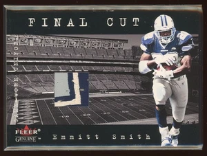 Emmitt Smith 2001 Fleer Genuine Final Cut Jersey GAME USED 3 COLOR PATCH #NNO - Picture 1 of 2