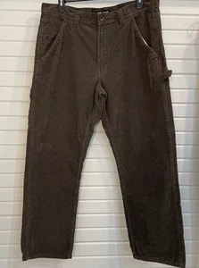 Van's Drill Chore Carpenter Cords Men's 40/30" Brown Jeans Skateboarding Casual - Picture 1 of 19