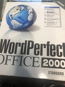 WordPerfect Office 2000 (2 Discs) With Key - Picture 1 of 8